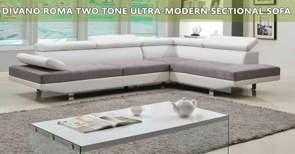 Divano Roma Two Tone Ultra-modern sofa
