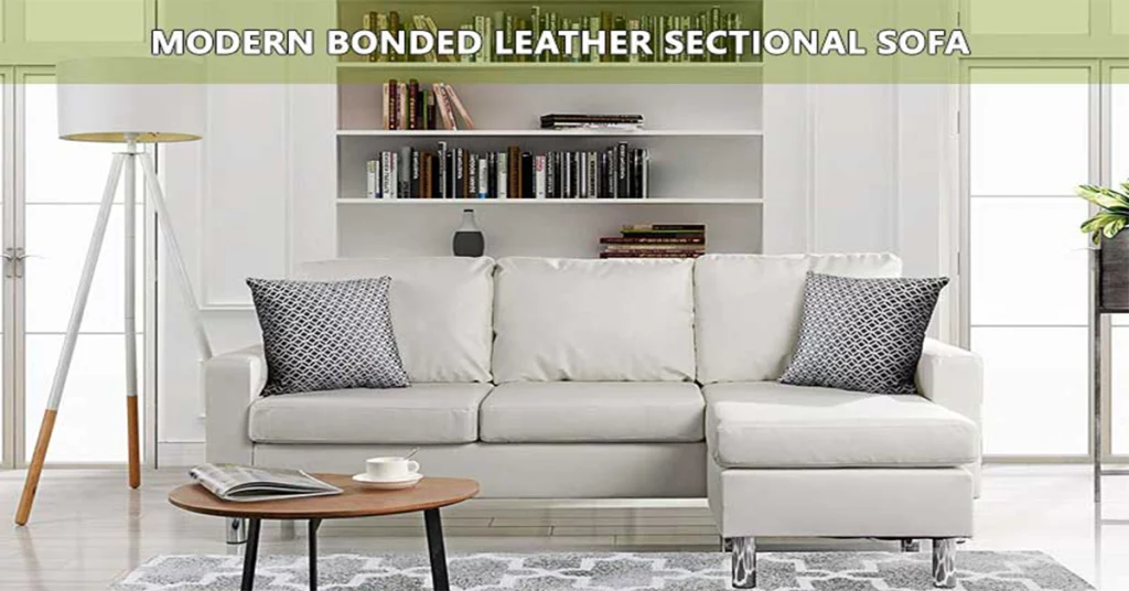 Best space utility Modern Bonded Leather sofa