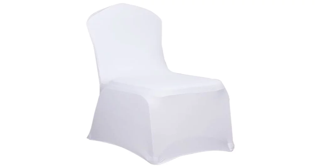 Bestever VEVOR White wedding chair slipcovers