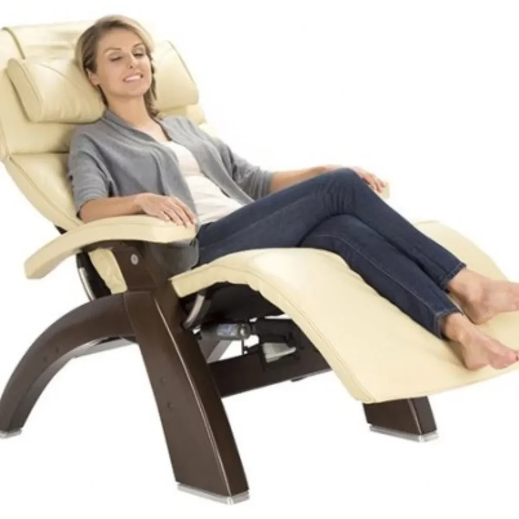 reclined sitting position