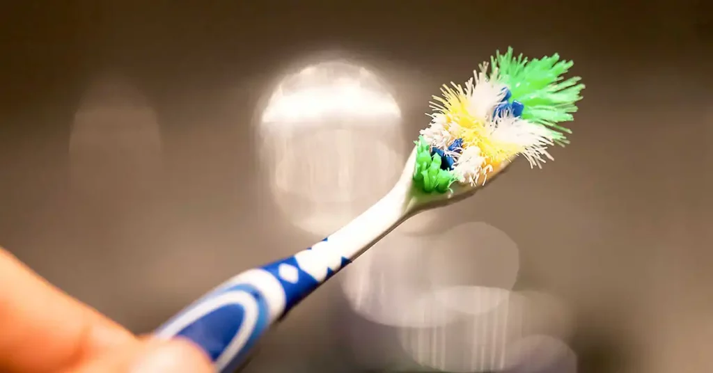old toothbrush