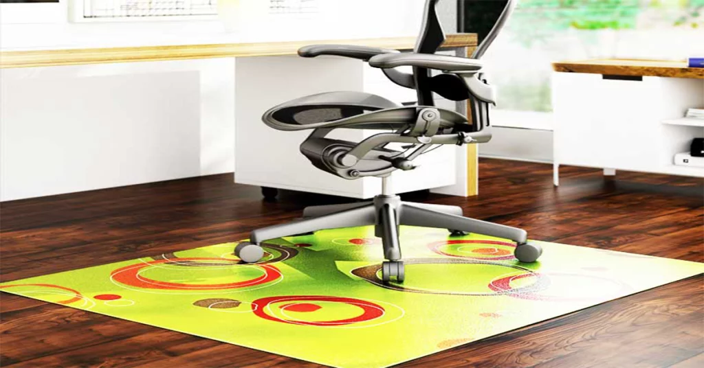 Office chair mat for hardwood floor