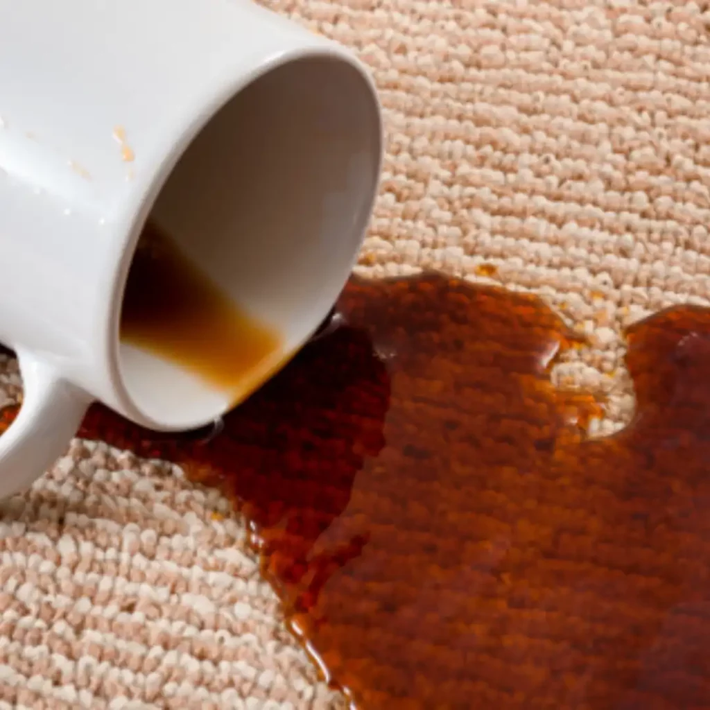 coffee stain on sofa