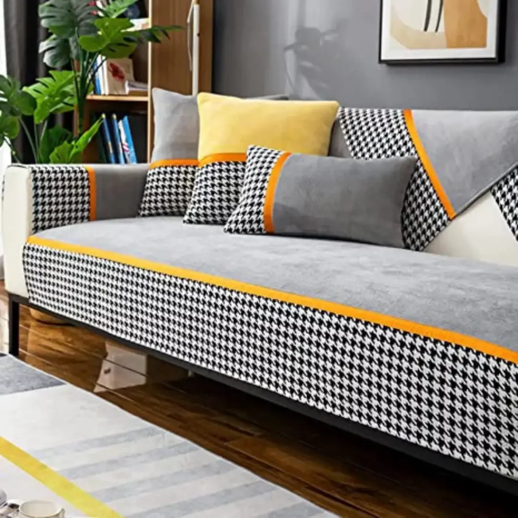corduroy fabric sofa cover