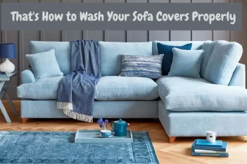 how to wash sofa covers