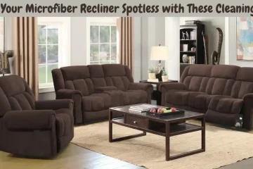 how to clean a microfiber recliner