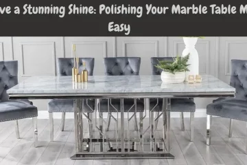 how to polish a marble table