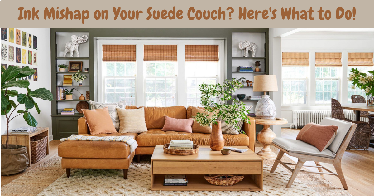 how to get ink out of a suede couch